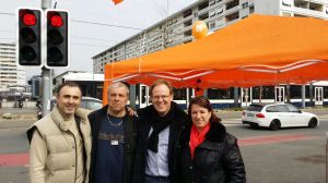 Stand au Petit-Lancy 28 mars 2015