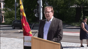 Inauguration place du 1er Août